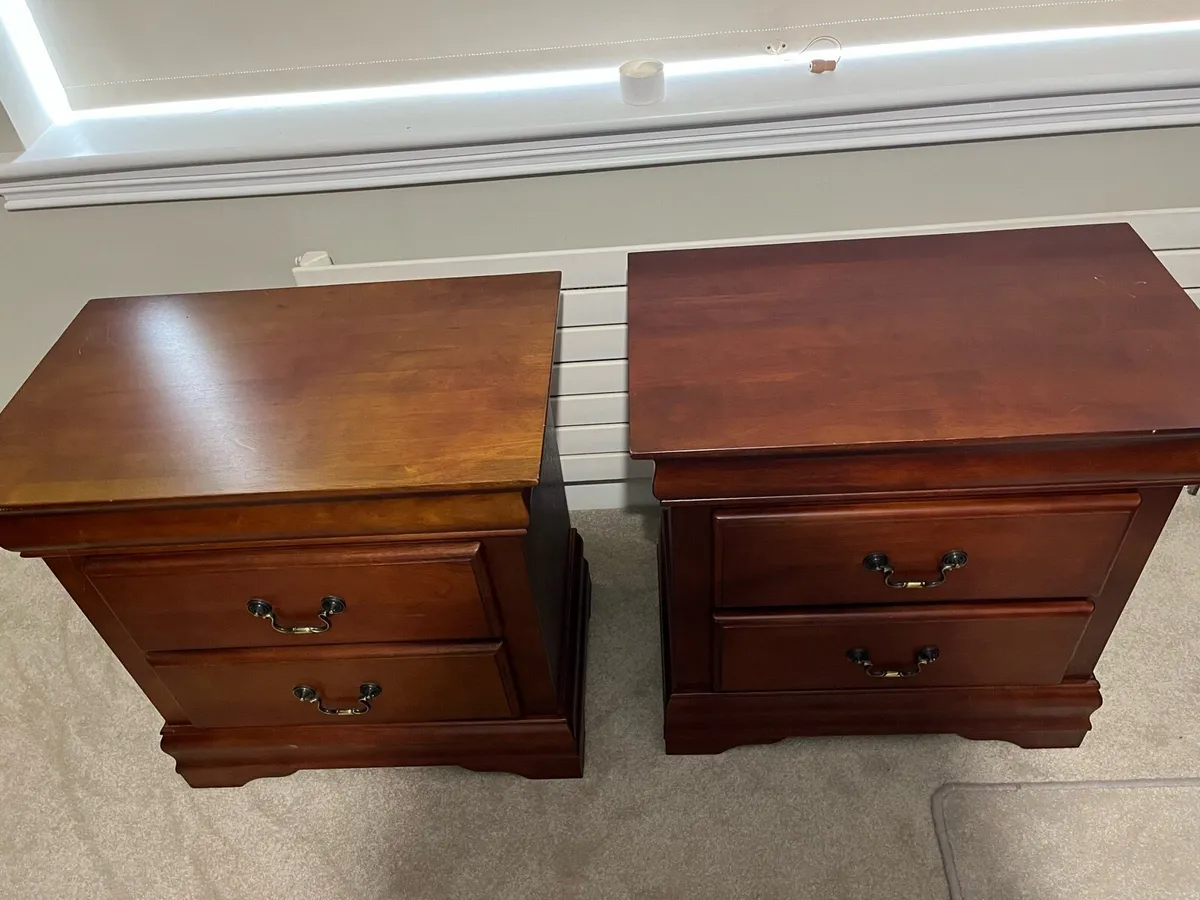 2 bedside lockers / drawers - Image 3