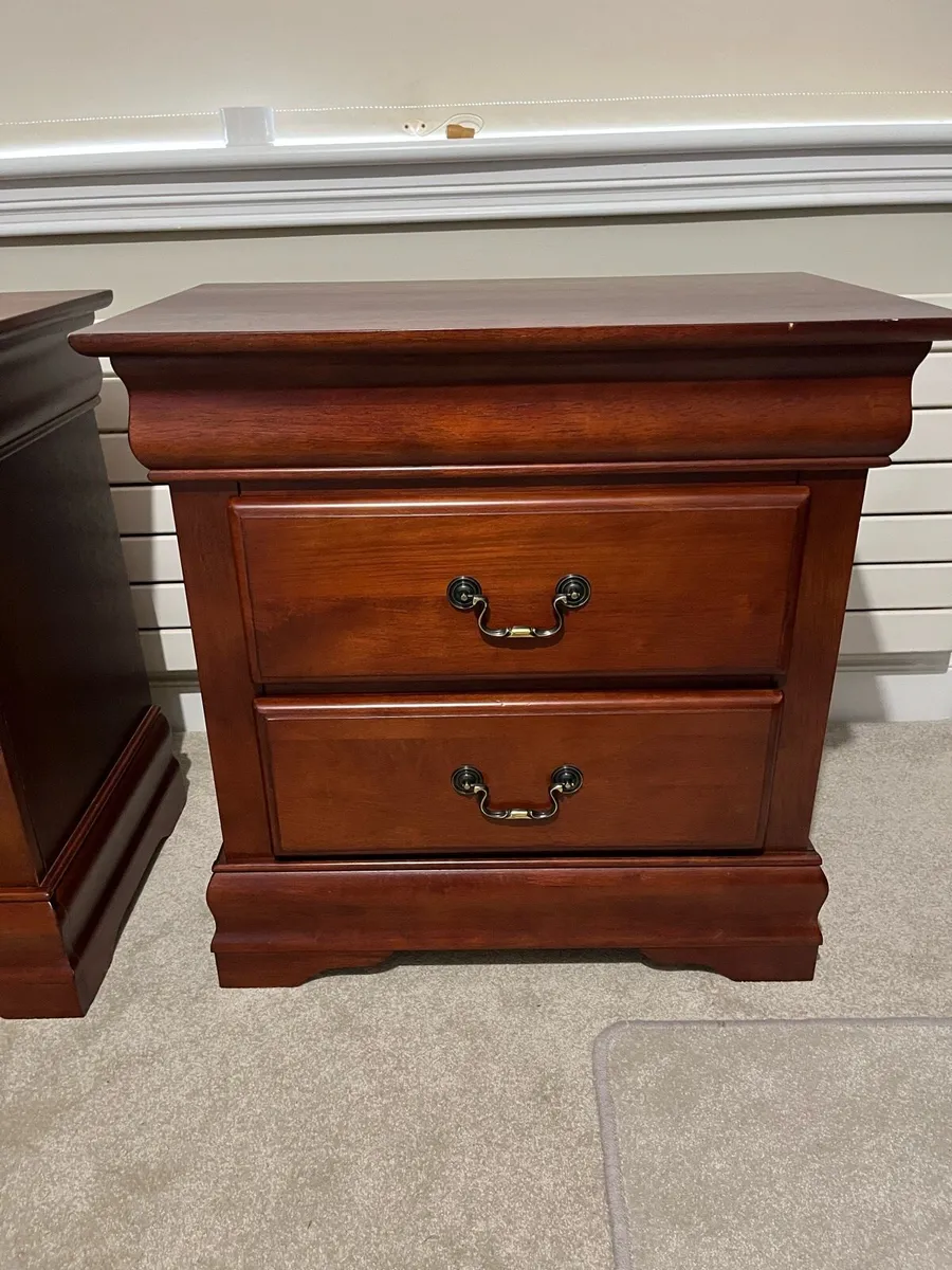 2 bedside lockers / drawers - Image 2