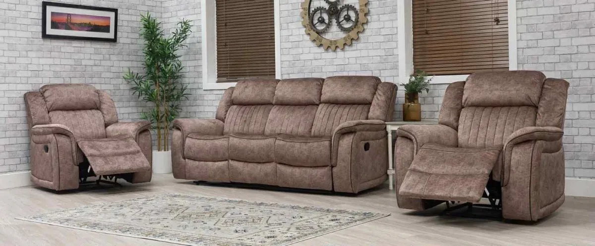 New Chester Fabric Sofa Sets - Image 2