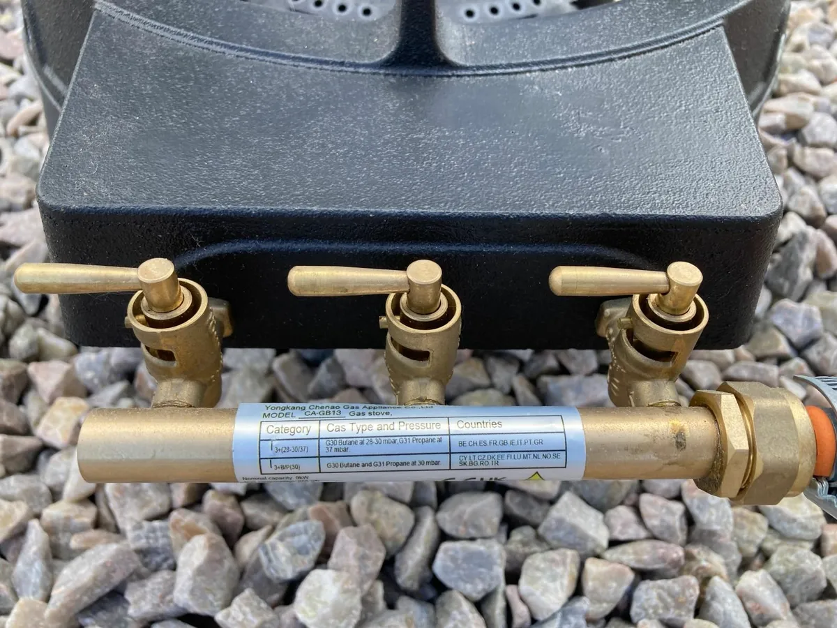 Calor 9kW Double Burner Cast Iron Gas Boiling Ring - Image 2