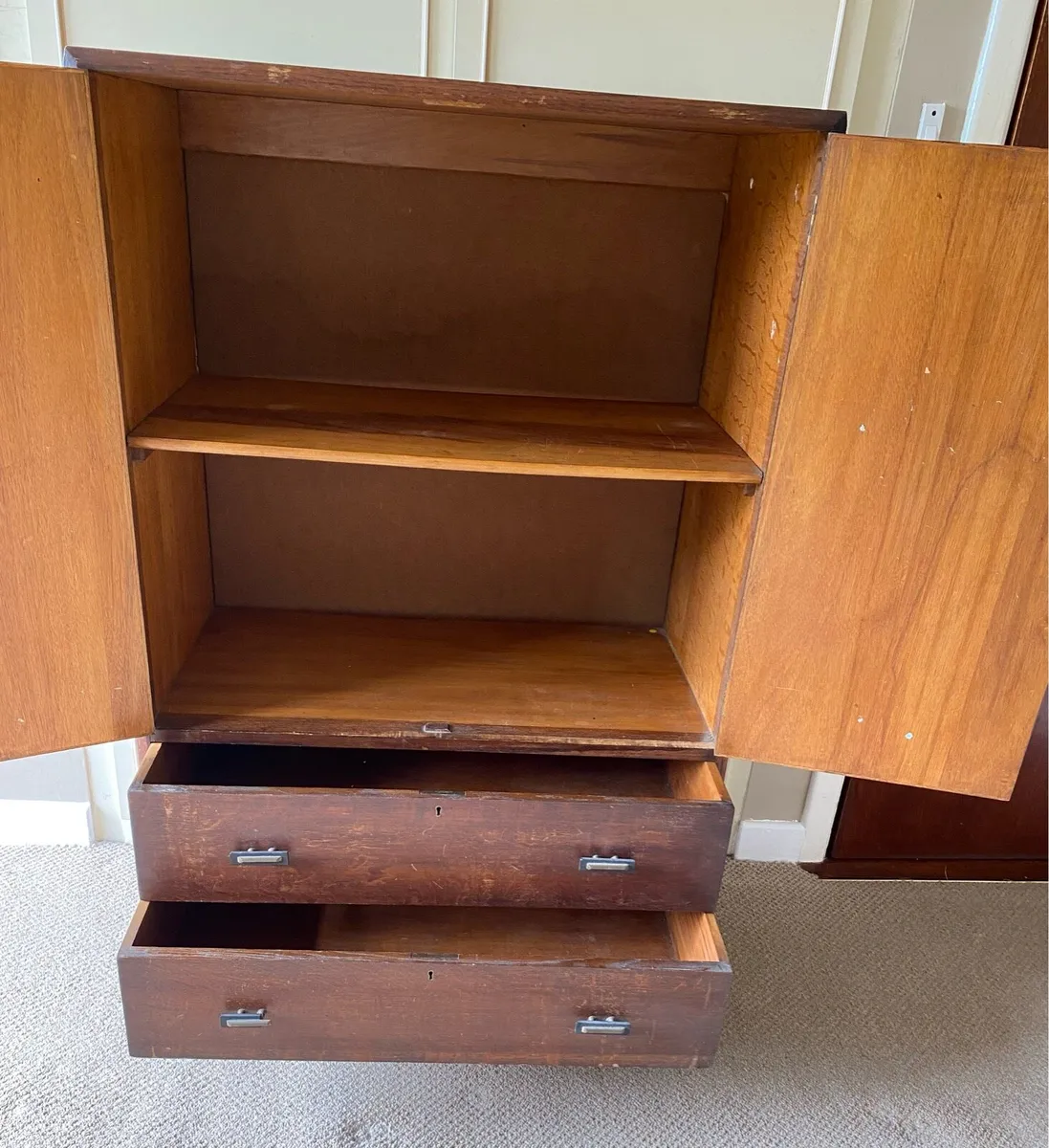 Vintage wooden cabinet - Image 4