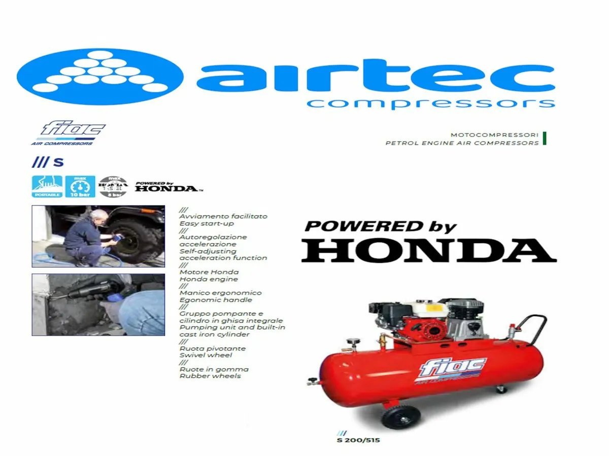 Compressor - Petrol - Honda Powered - Image 2