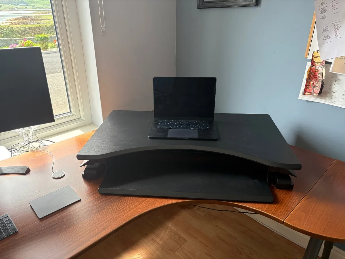 Corner Office Desk & Standing Topper - Image 3