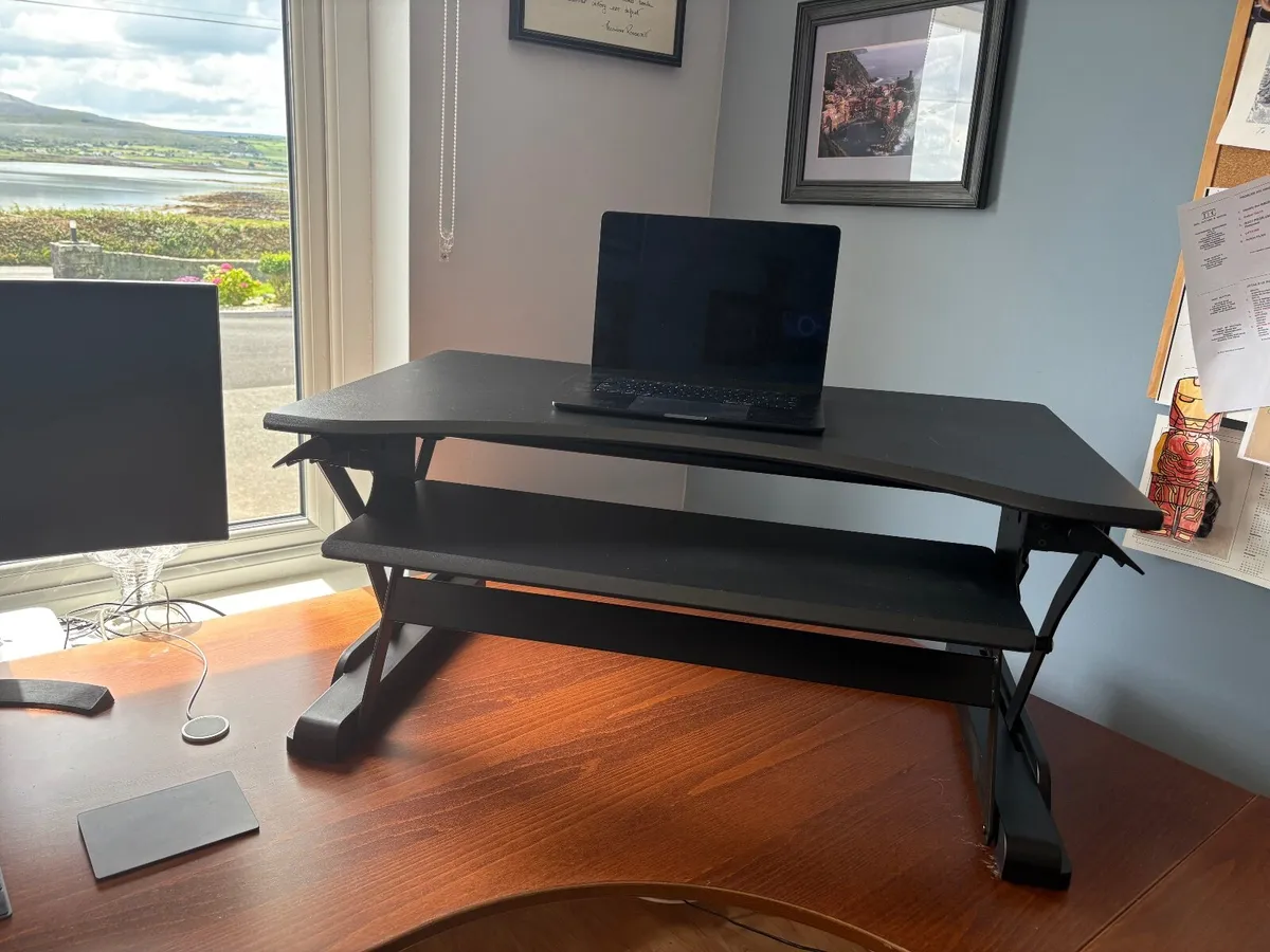 Corner Office Desk & Standing Topper - Image 2