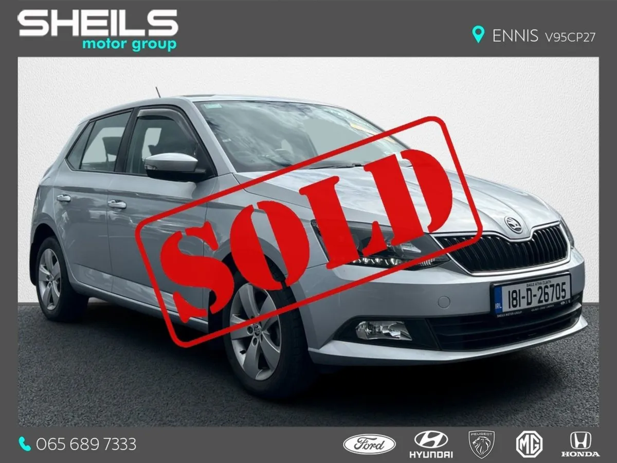 Skoda Fabia  sold  1.0mpi 60hp Ambition - Image 1