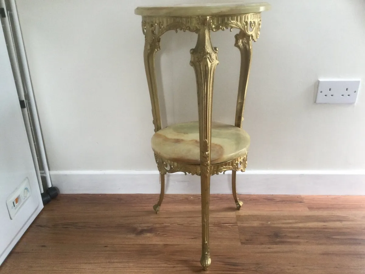 Marble Plant/Hall Stand - Image 1