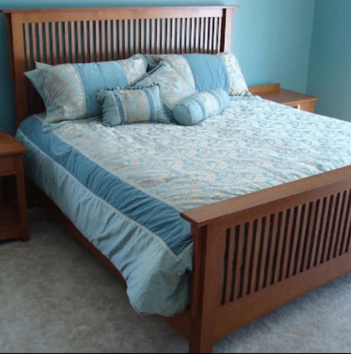 Bed and mattress