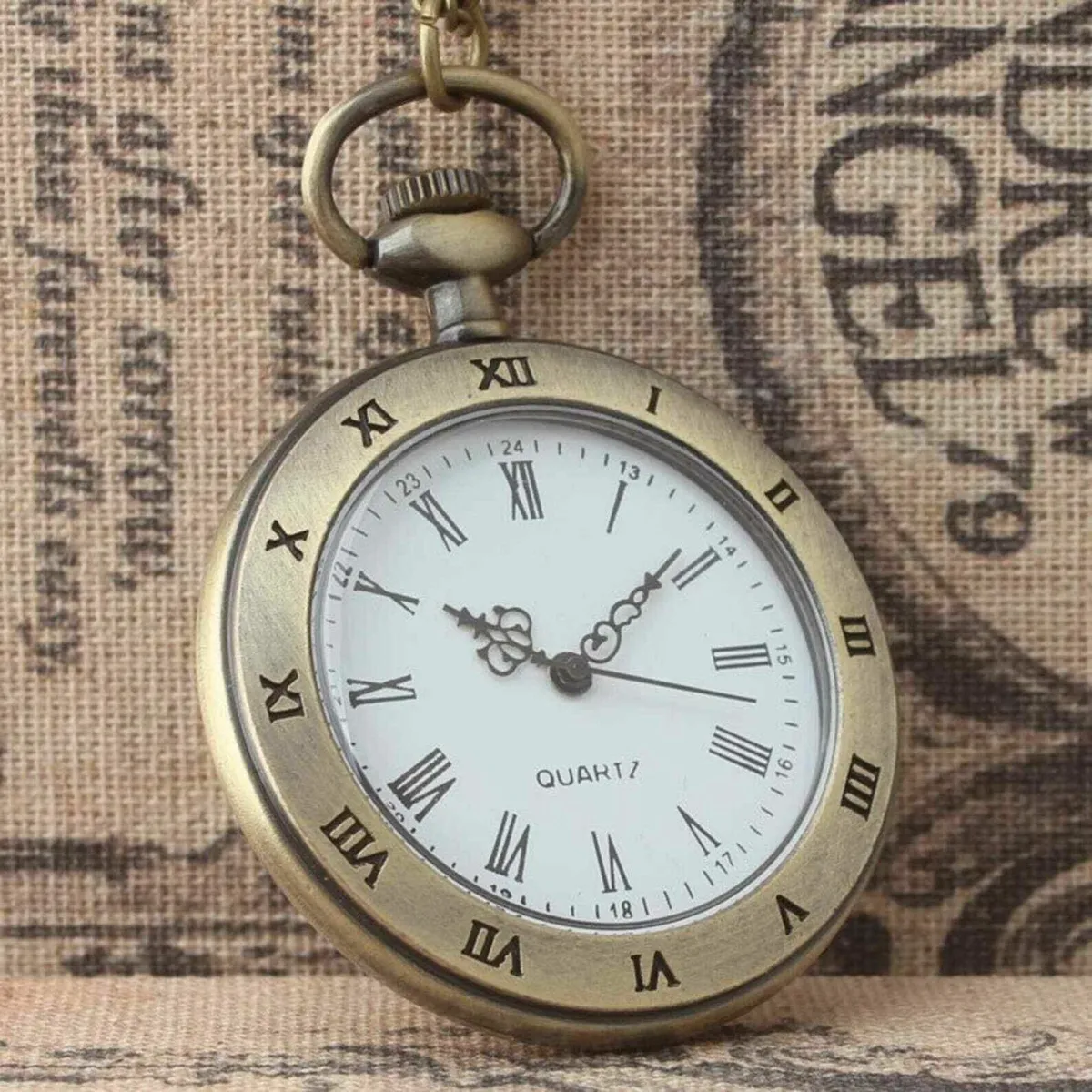 Large Dial Display, watch and chain, Free Post - Image 2