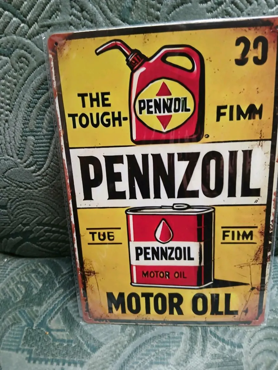 VINTAGE TIN SIGNS - Image 2