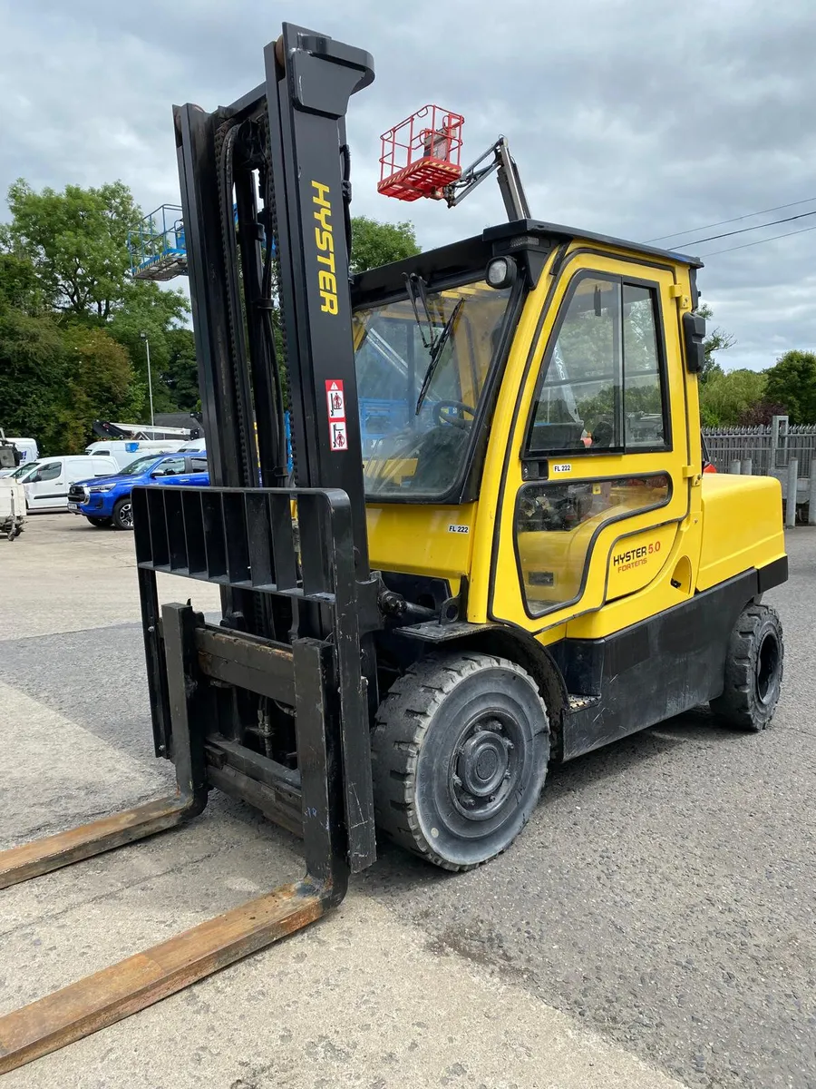 2008 HYSTER H5.0FT INDUSTRIAL FORKLIFT - Image 4