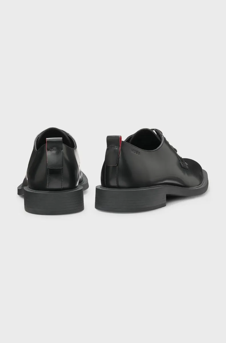 Hugo Boss Black Leather Shoes Size 11 - Image 4