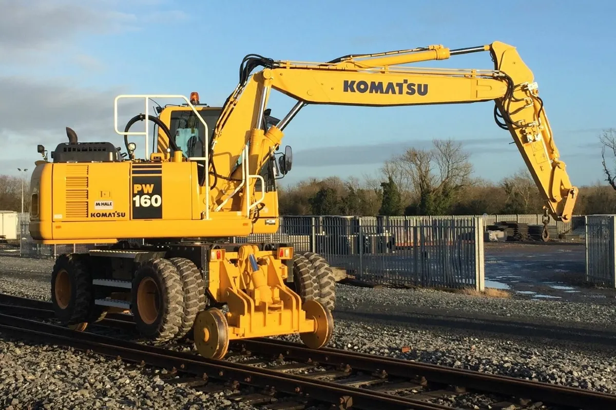 Excavator Driver for Railway Work