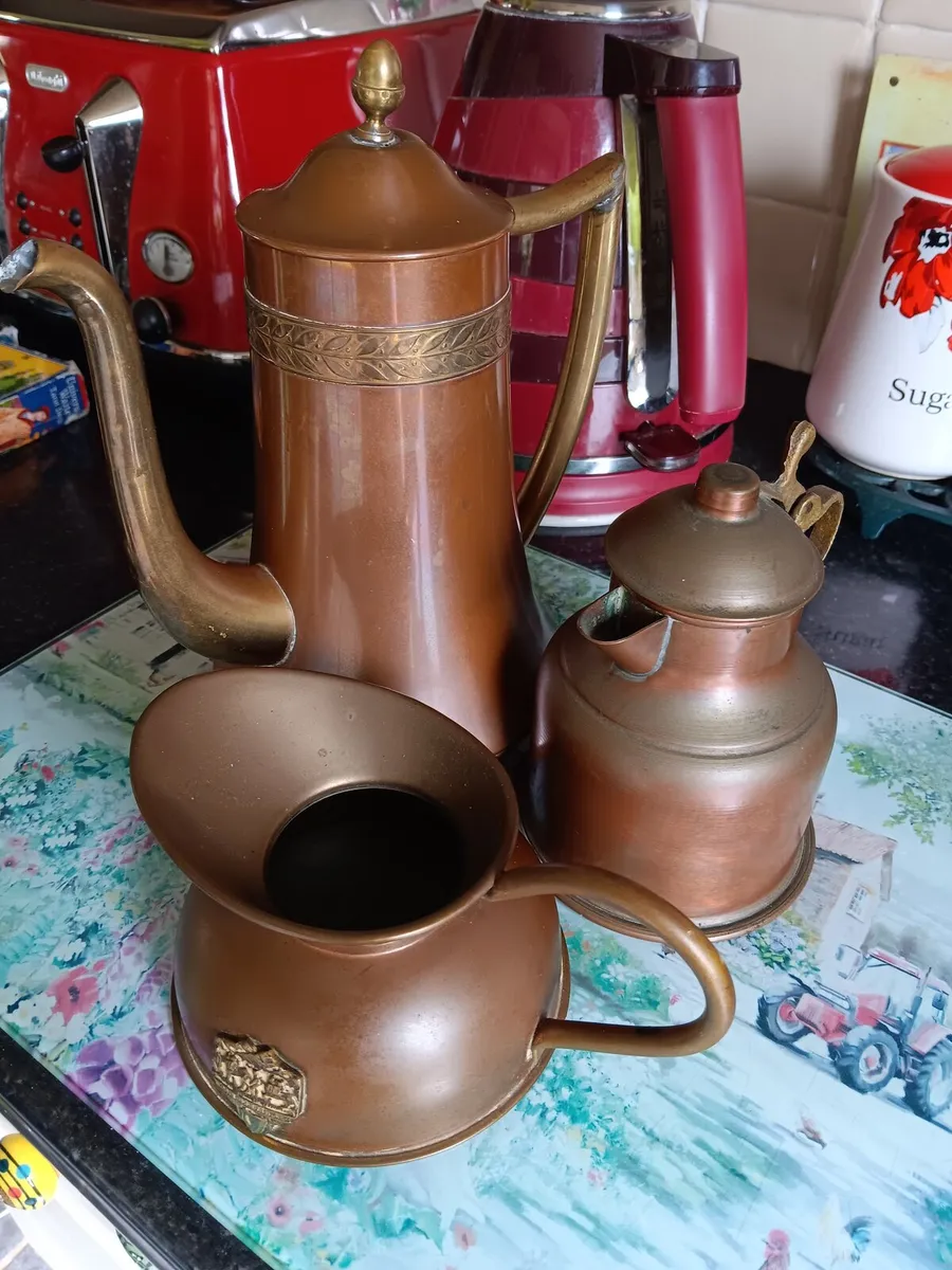 Antique cooper and brass - Image 1