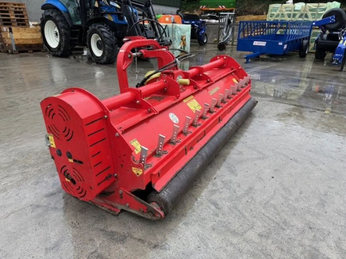 Used  Delmorino 270 HD Hammer type Flail Mower - Image 2