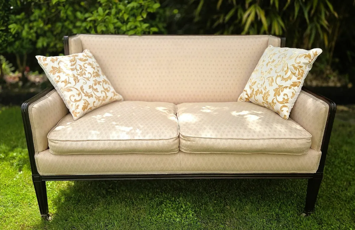 Edwardian Salon Sofa- Circa 1900 - Image 1
