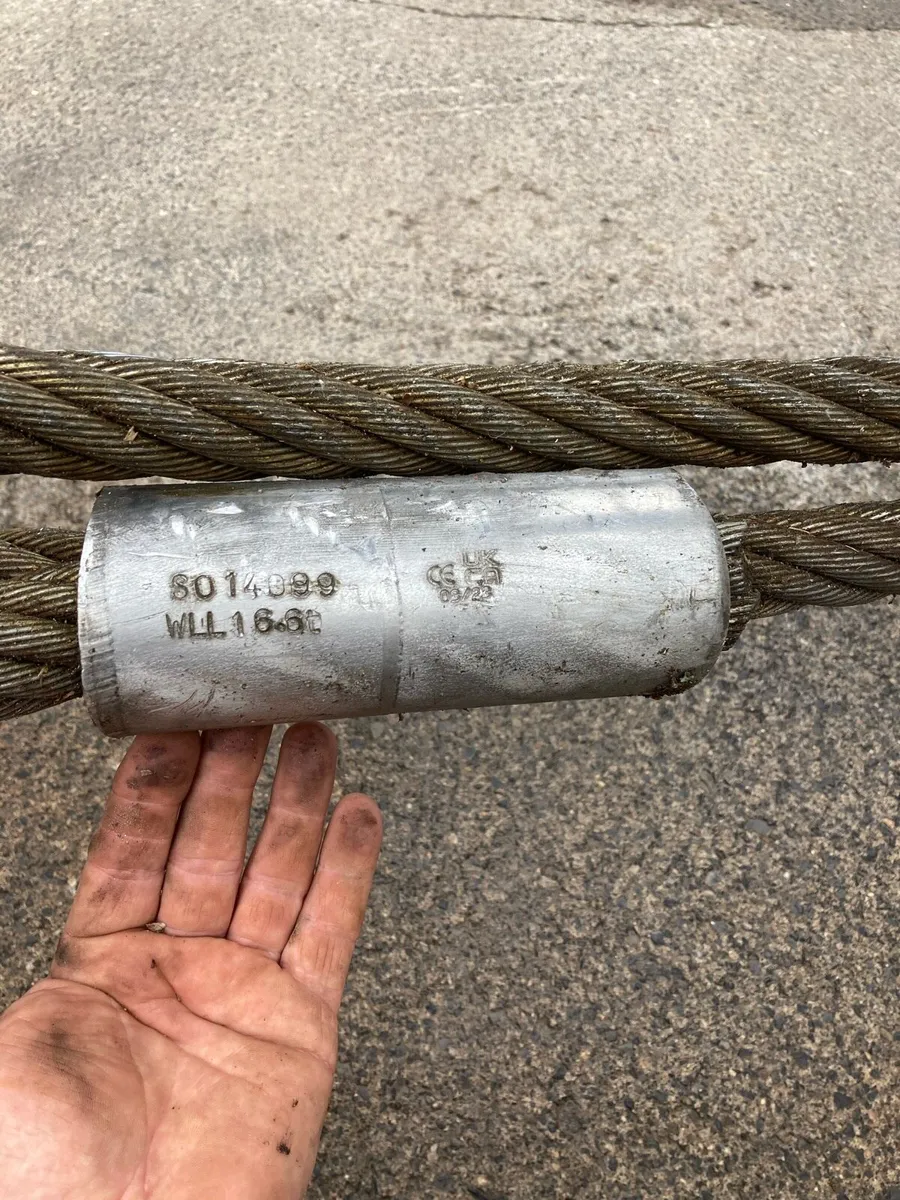 Steel Wire Rope Sling  35mm diameter - Image 4