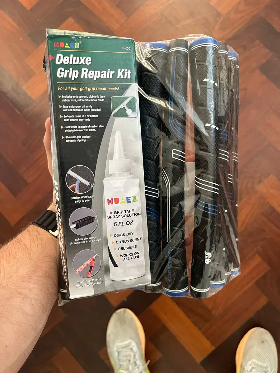 10x Ultimate Jumbo Grip + Full Regrip Tool Kit - Image 1