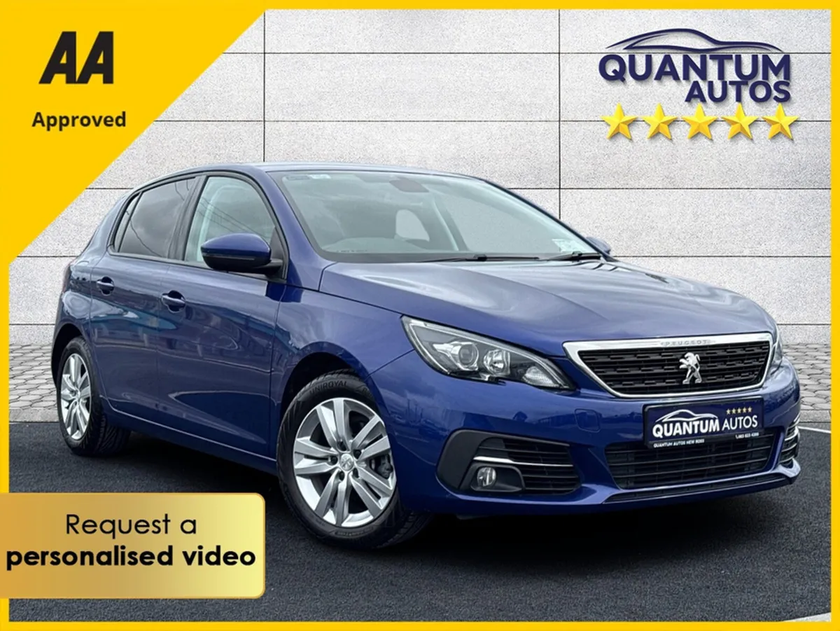 Peugeot 308 2020 ACTIVE 1.2 110BHP €78 P/W WITH NO - Image 1