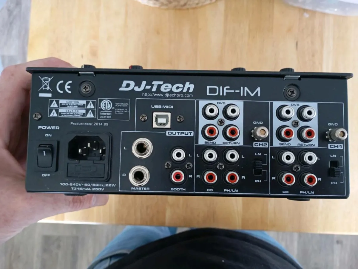 Djtech DIF 1M with proxfade xfader upgrade - Image 3