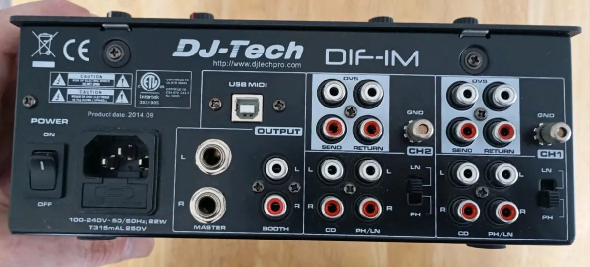 Djtech DIF 1M with proxfade xfader upgrade - Image 4