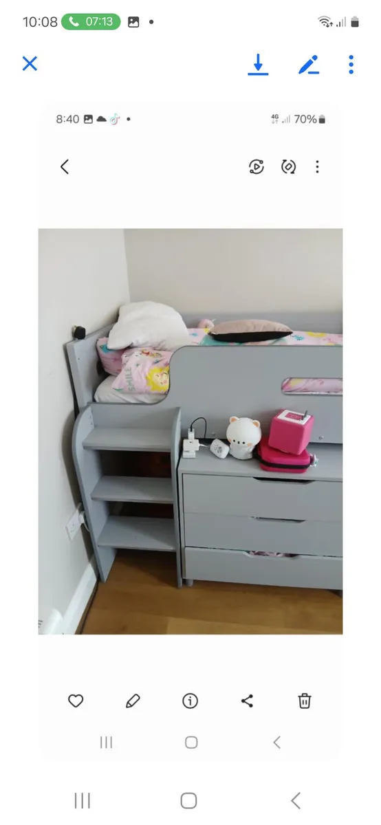 Bunk beds (2) no mattresses - Image 1