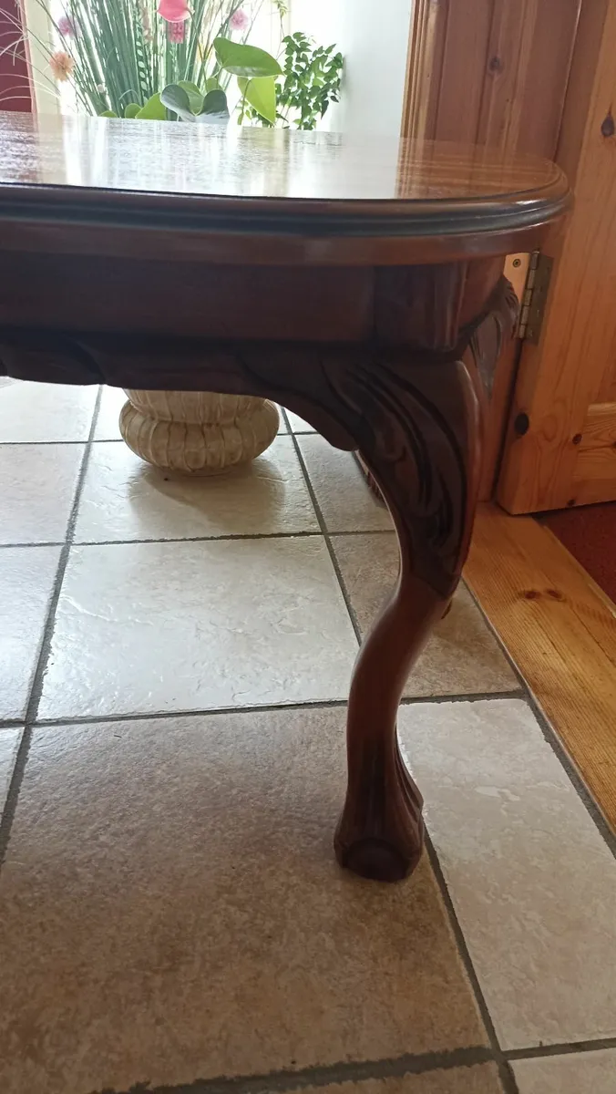 Mahogany coffee table - Image 3
