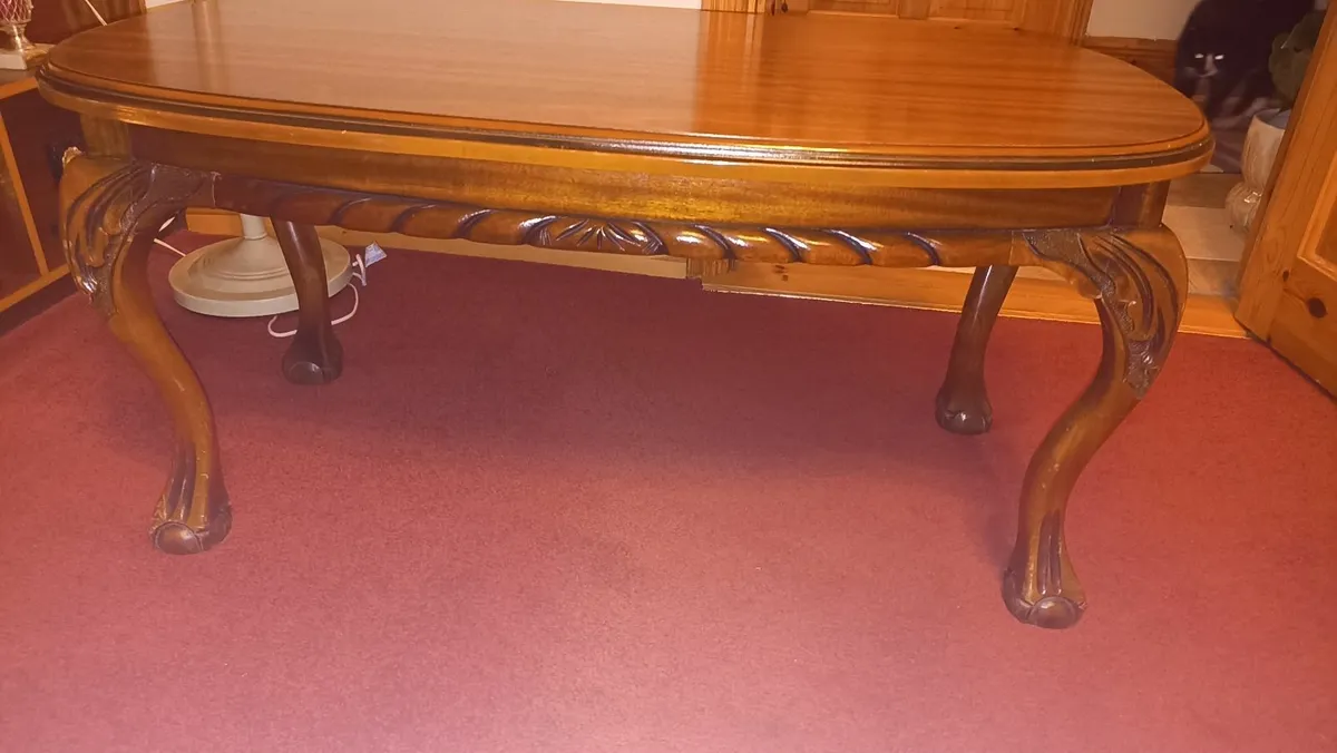 Mahogany coffee table - Image 4