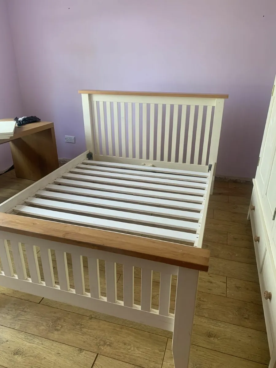 Bedroom furniture bed wardrobe locker etc - Image 1