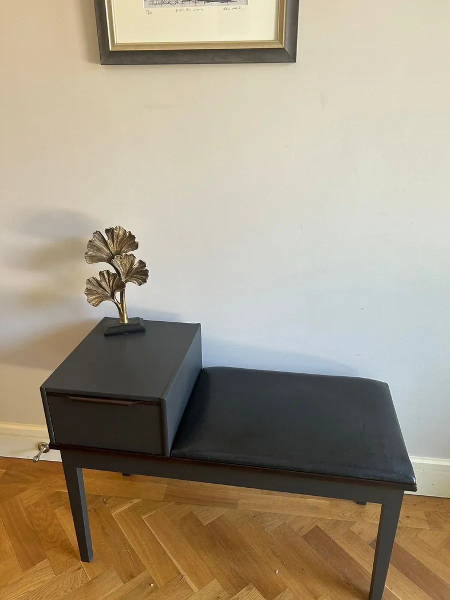 Telephone table mid century modern MCM - Image 4