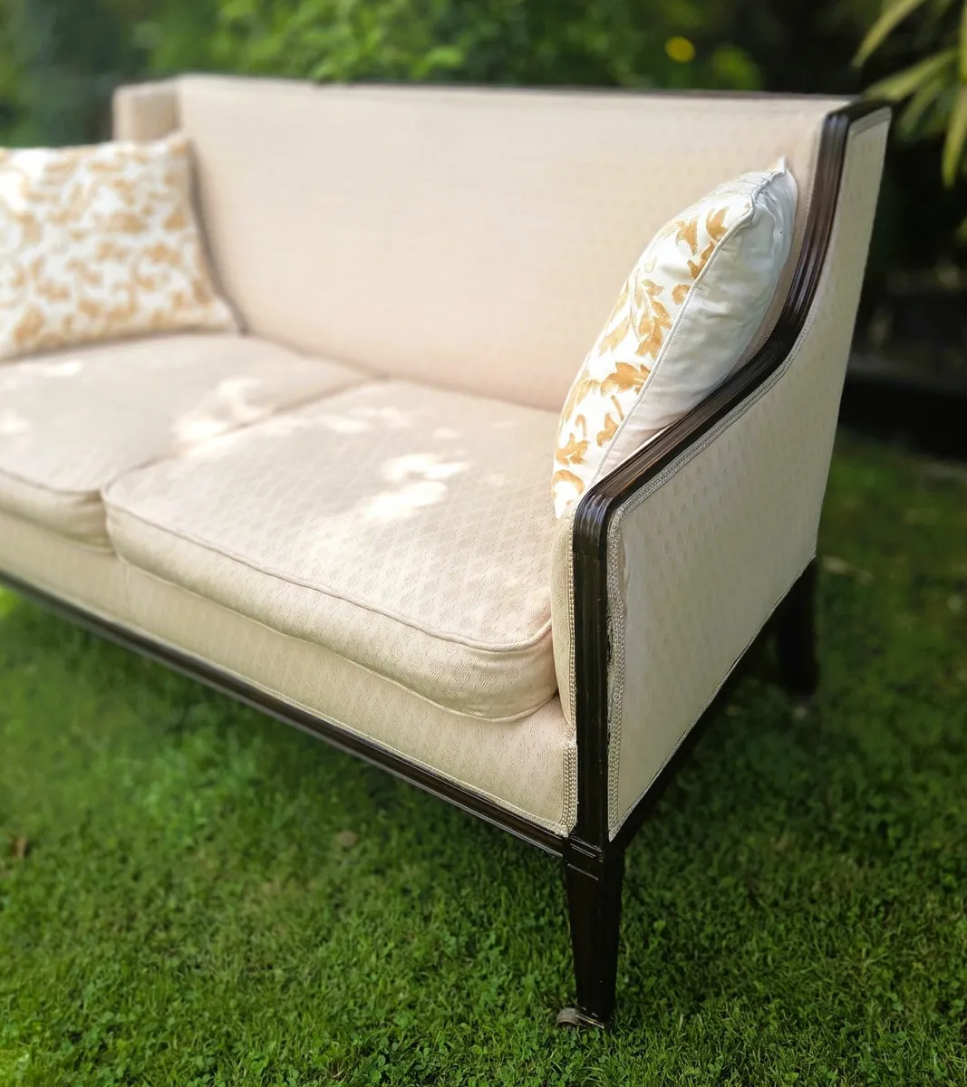Edwardian Salon Sofa- Circa 1900 - Image 3