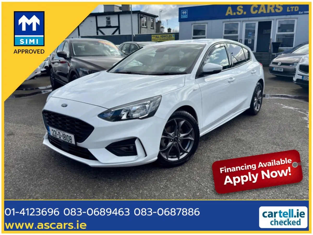 Ford Focus St-line Edition 5DR 1.0t Hybrid Irish - Image 1