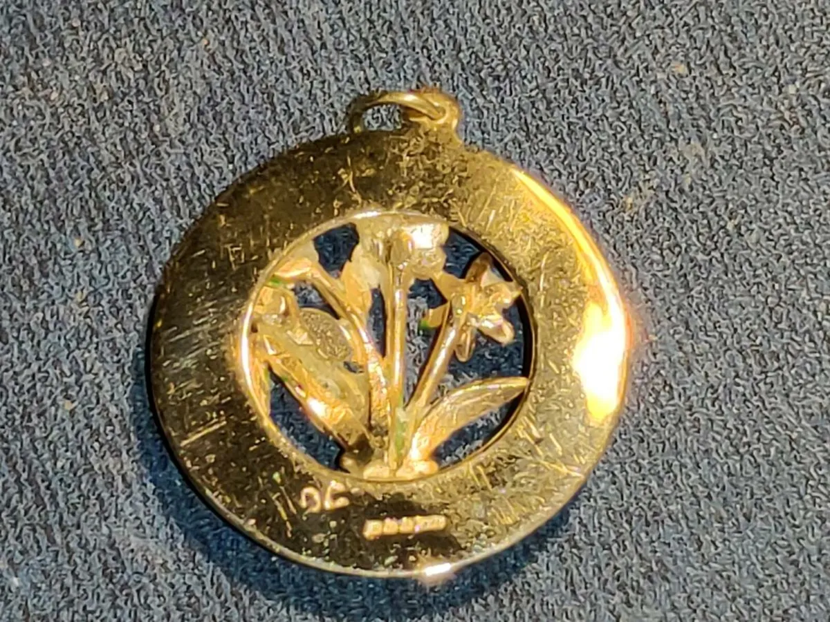 HAPPY ANNIVERSARY, 9CT Gold 3.24 Gram Pendant ! - Image 2