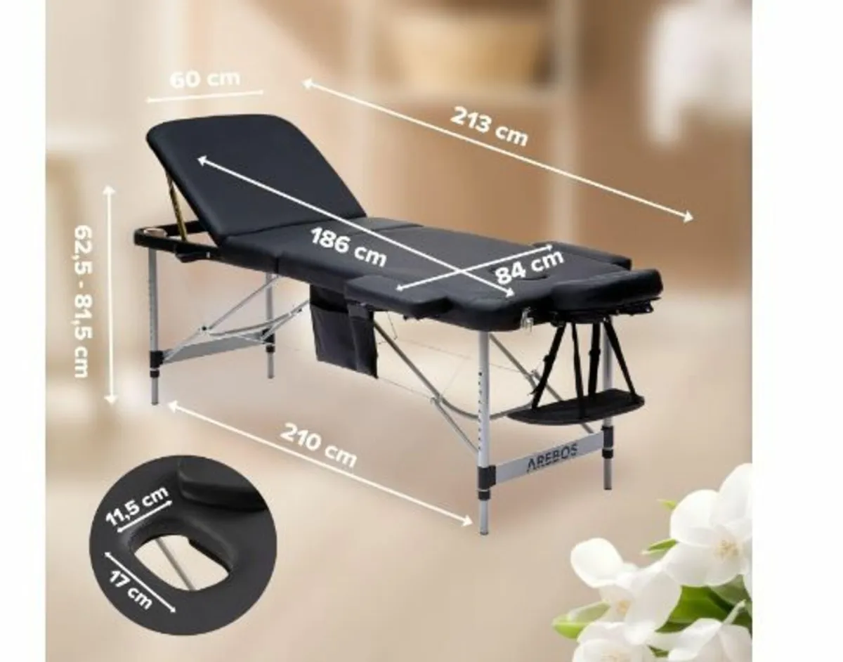 Mobile Massage Table 3 Zones Massage - Image 2