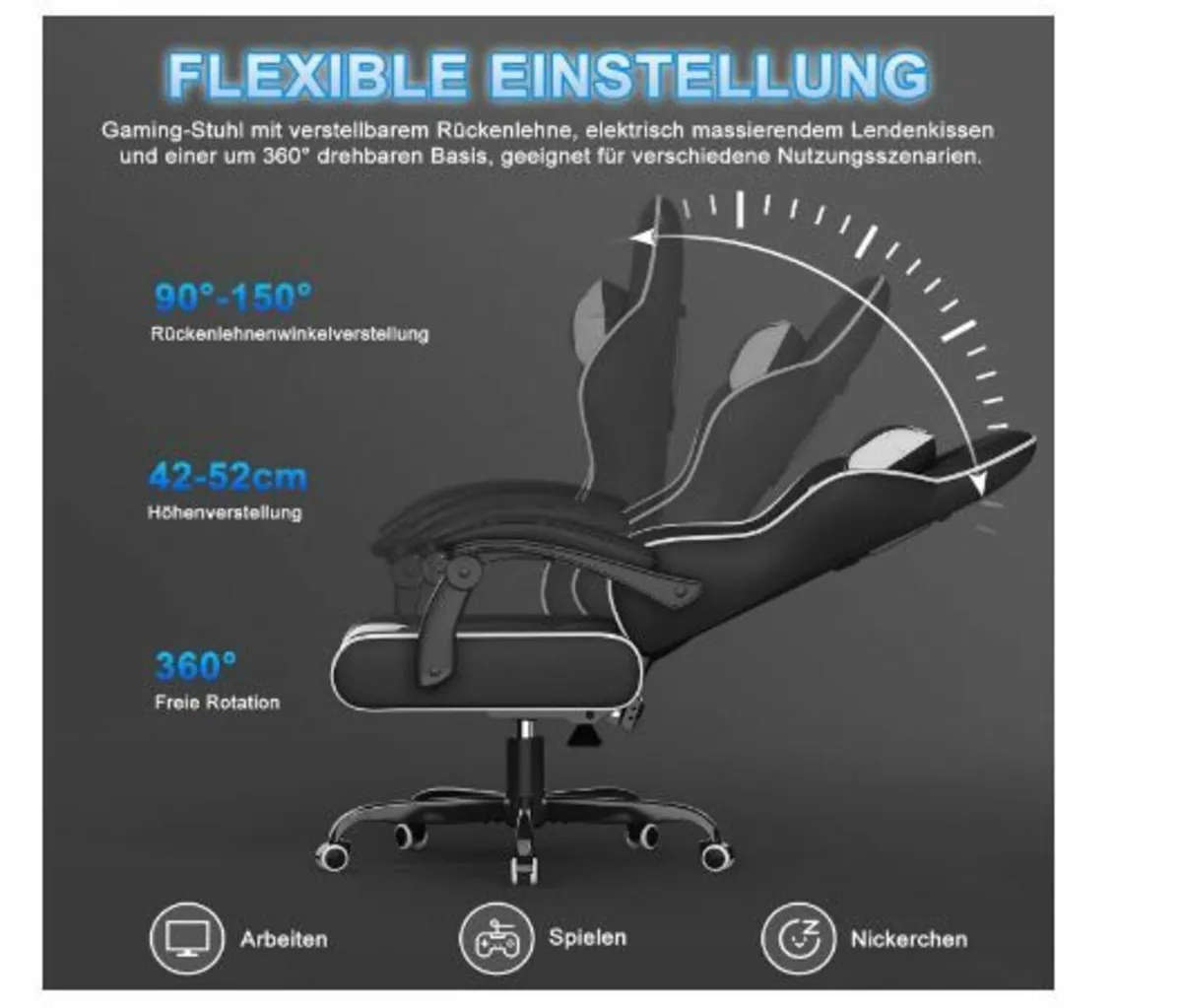 Office Chair Ergonomic Gaming Chair - Image 2