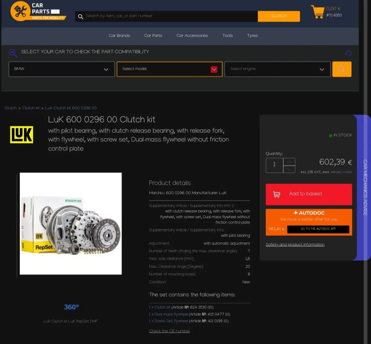 BMW Clutch Kit - Image 4