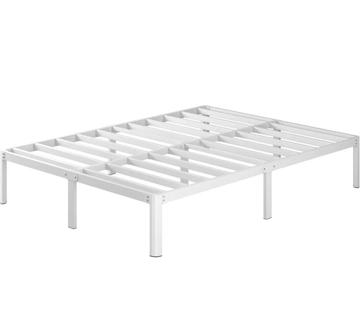White Super King Bed Frame 6ft with Rounded Corner - Image 3