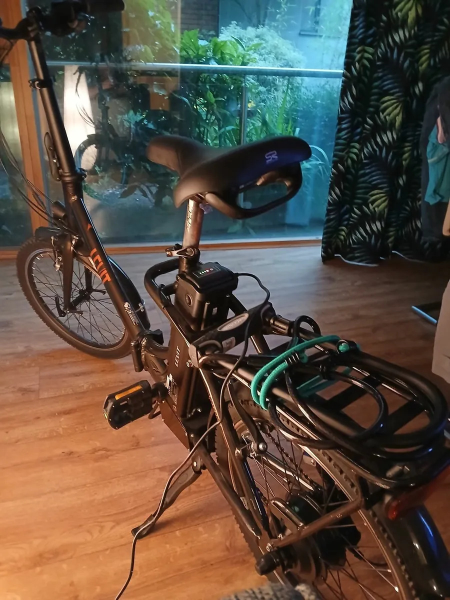 Electric folding bike