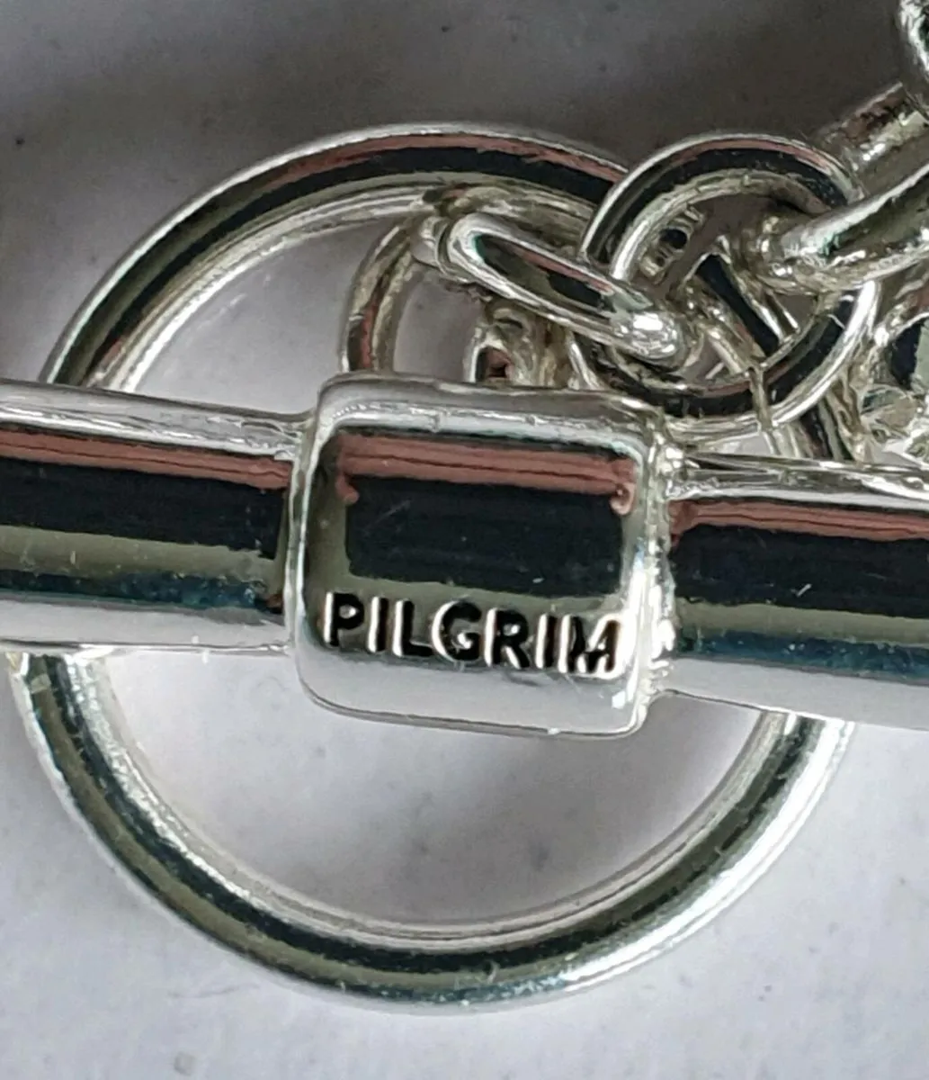 'Pilgrim' Statement Albert Chain - Silver Plate - Image 3