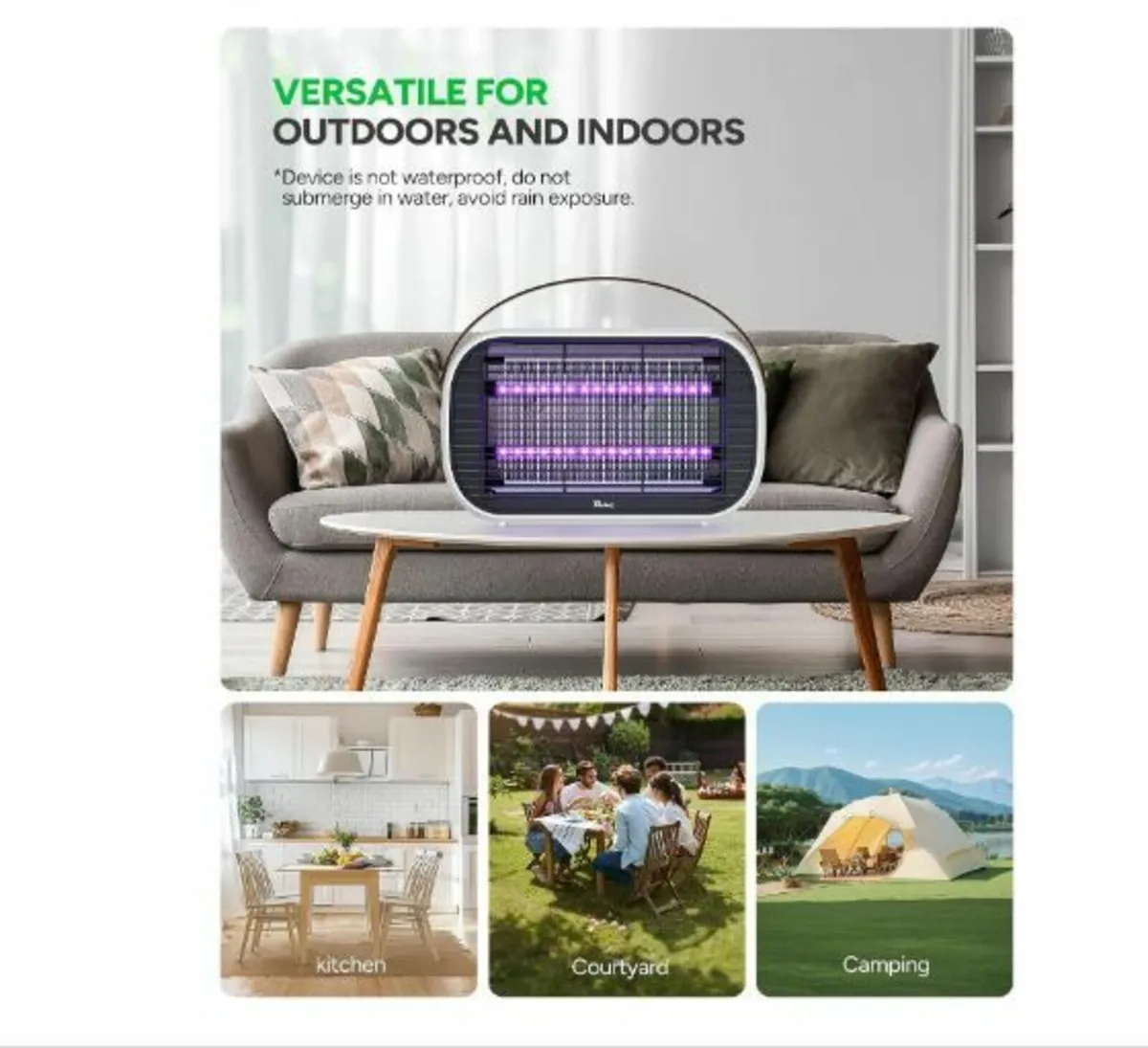 LED Insect Killer for Outdoor and Indoor Use - Image 3