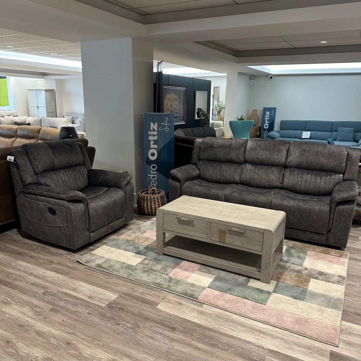 Brand new 3+1+1 sofas