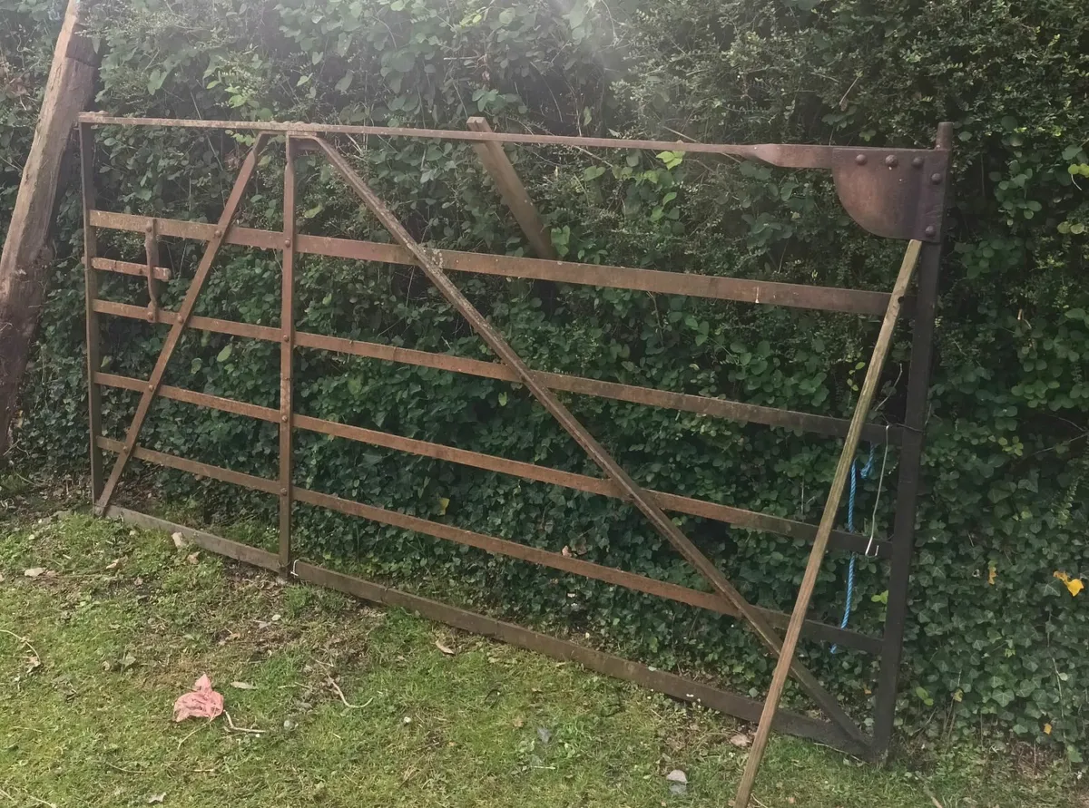 Cast-iron railway gate - Image 1