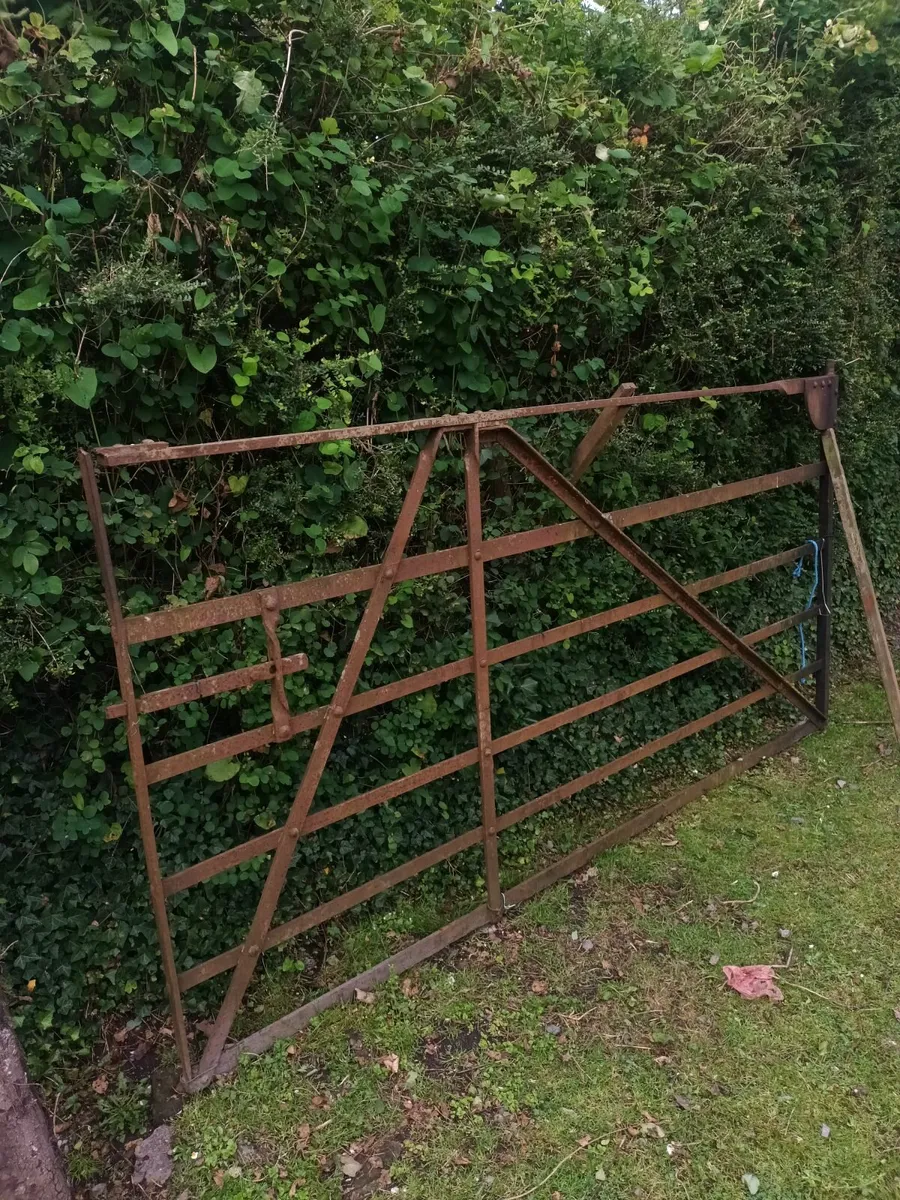 Cast-iron railway gate - Image 2