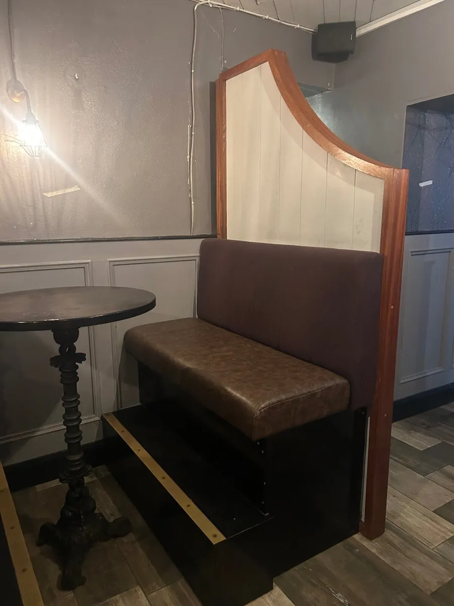 Bar bench seating - Image 1