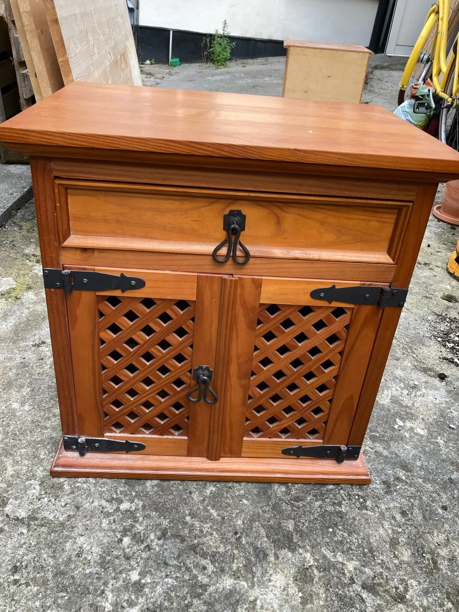 Wooden Bedside Table - Image 1