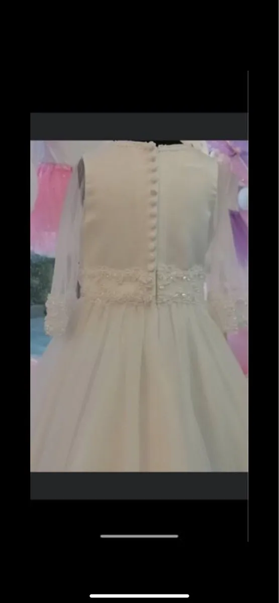 Communion Dress and headpiece - Image 2