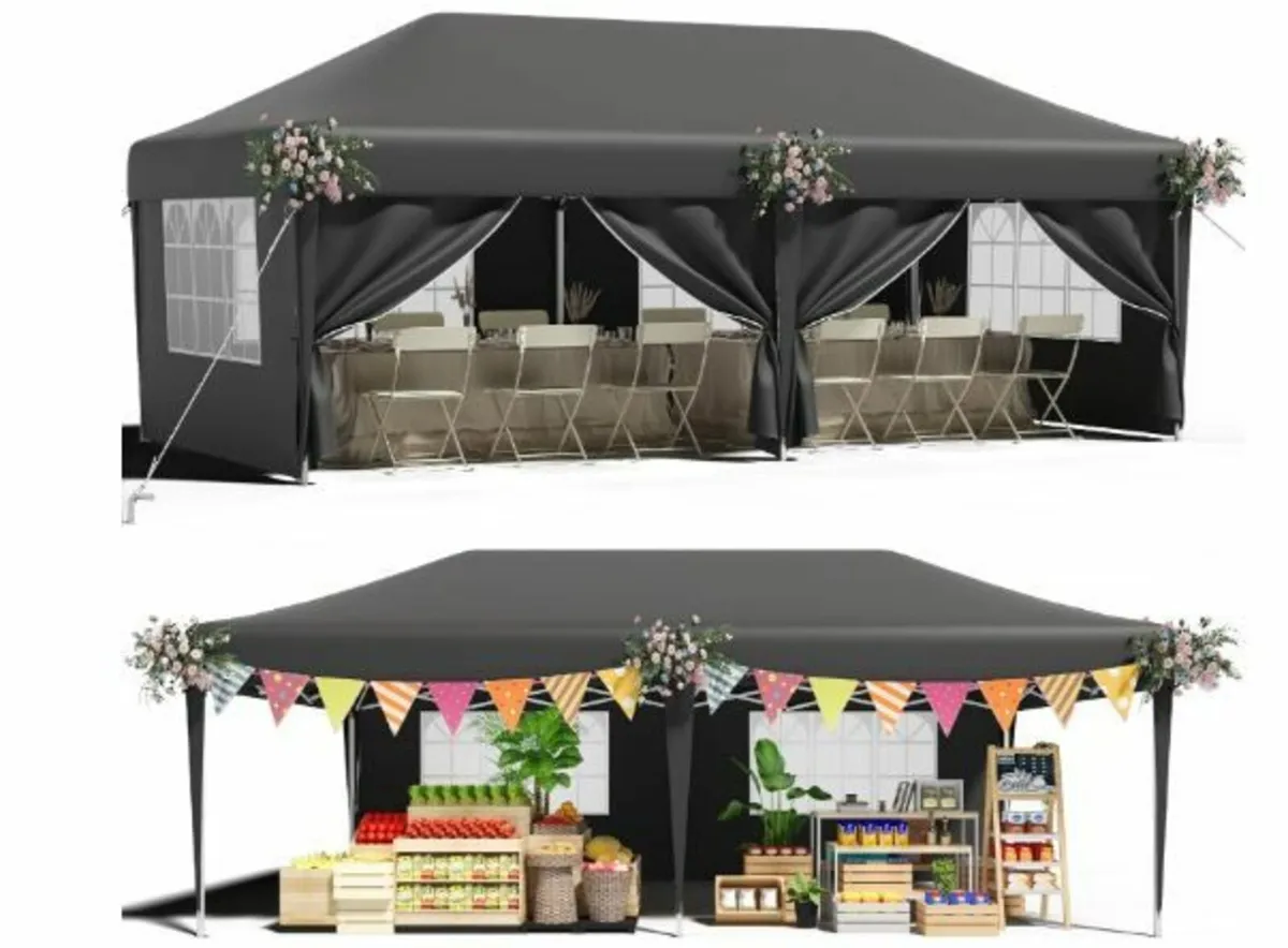 Gazebo 3 x 6 UV Protection 50+, Folding - Image 1
