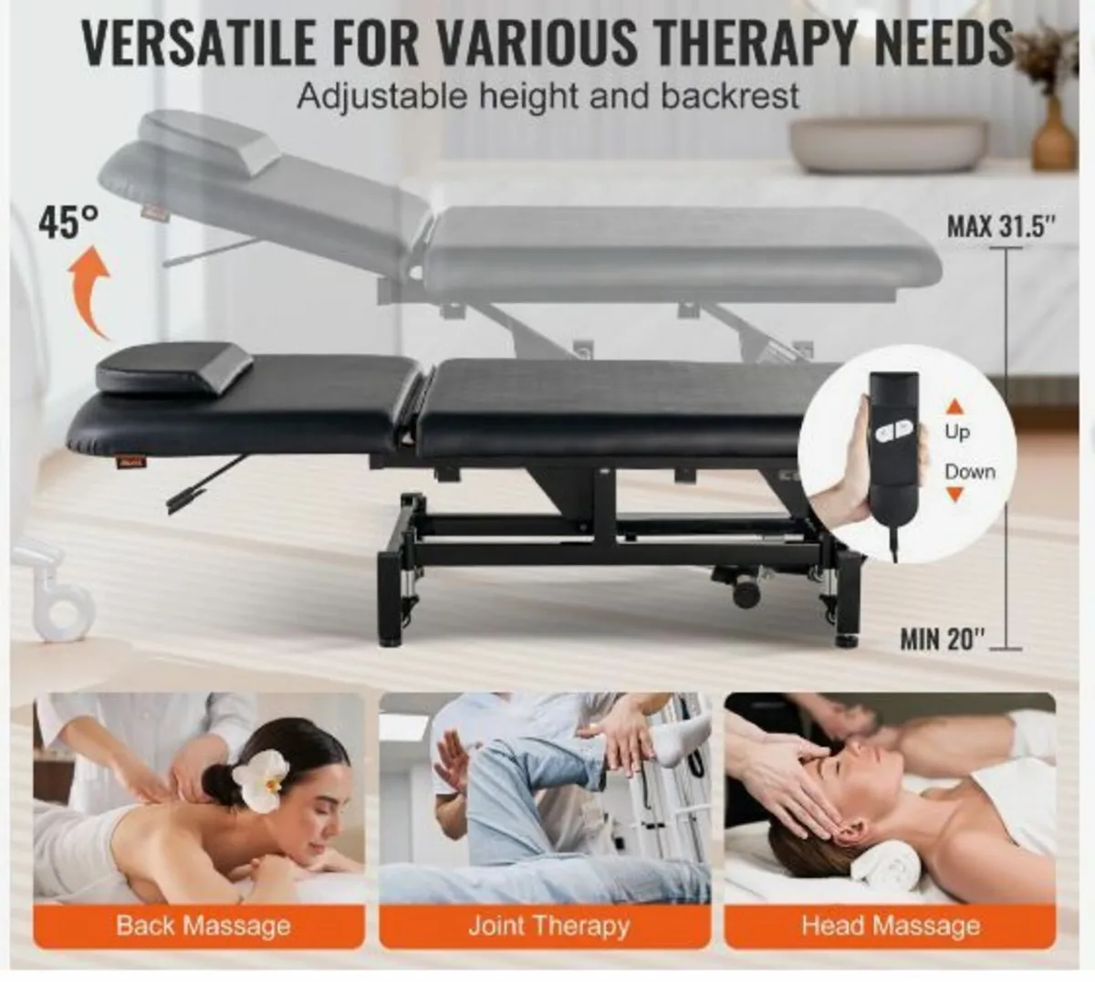 Electric Massage Table Height Adjustable - Image 3