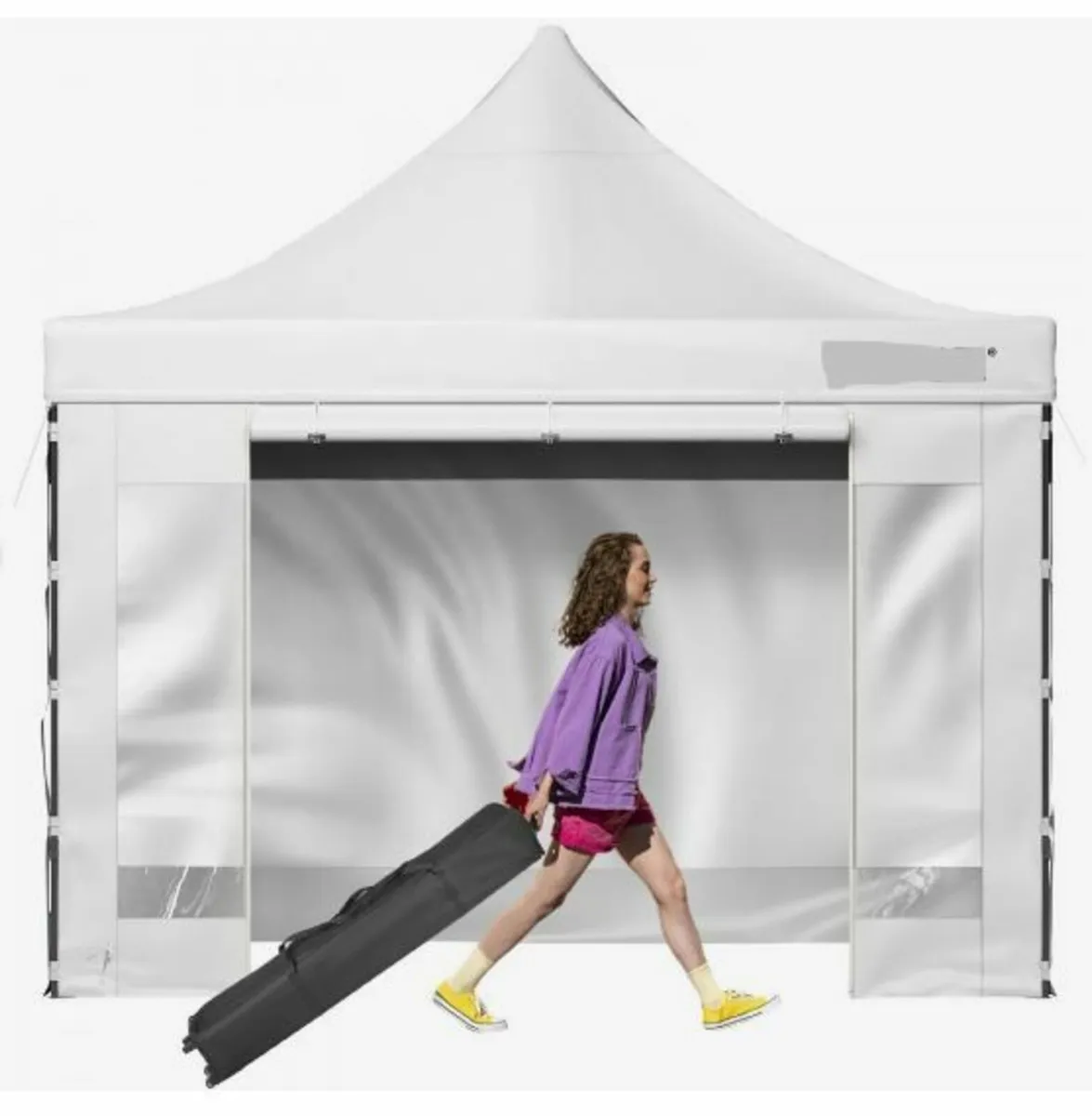 10 x 10 FT Pop Up Canopy Tent, Outdoor - Image 1