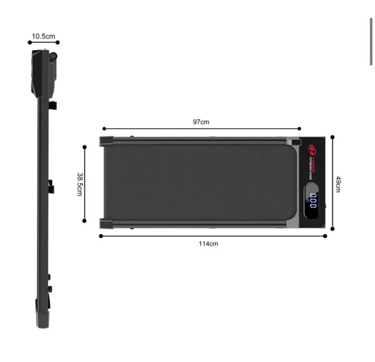 Treadmill S1, Speed 1-6KM/H - Image 2
