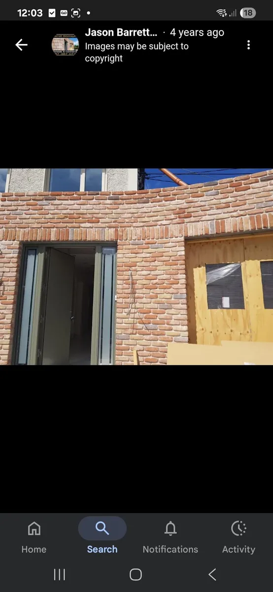 Bricklaying and building contractor - Image 1
